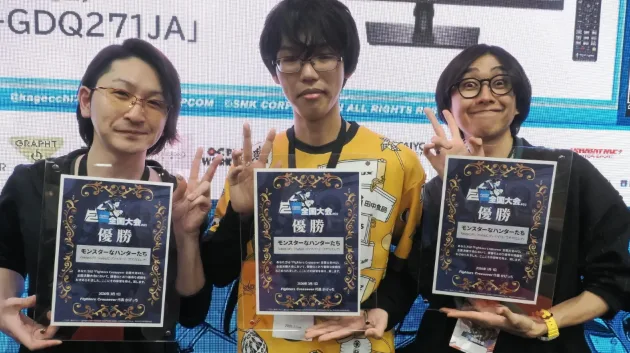 Fighters Crossover全国大会にて稲葉とtakepiのチームが優勝